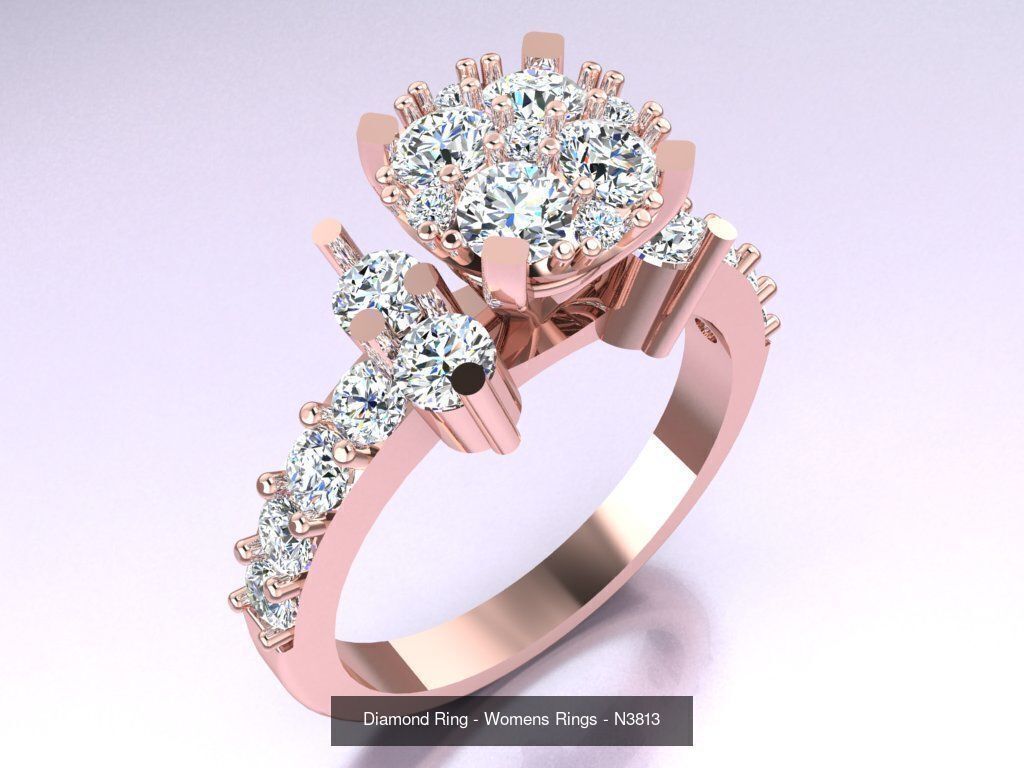 Collection 3d Ring Jewellery - 100 Womens Rings N22 _66