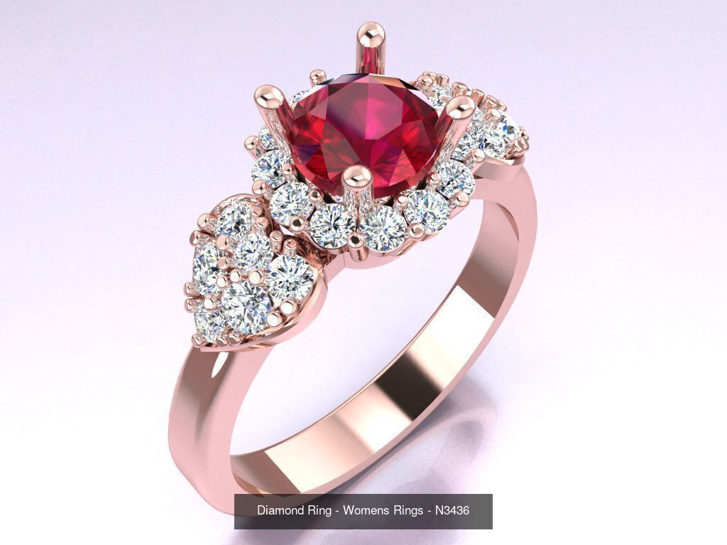 Collection 3d Ring Jewellery - 100 Womens Rings N22 _17