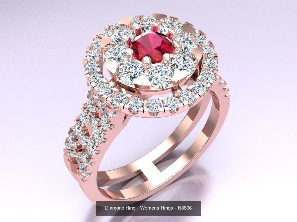 Collection 3d Ring Jewellery - 100 Womens Rings N22 _86