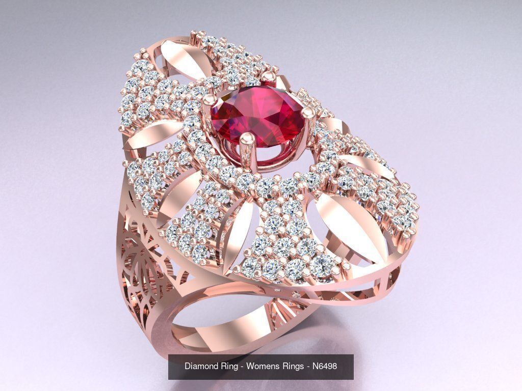 Collection 3d Ring Jewellery - 100 Womens Rings N22 _55