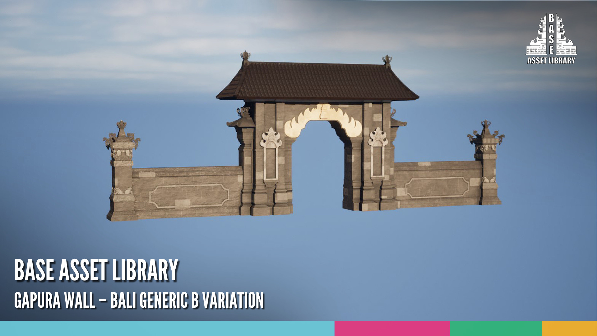 Gapura Wall Bali Generic B Variation 3D model_8