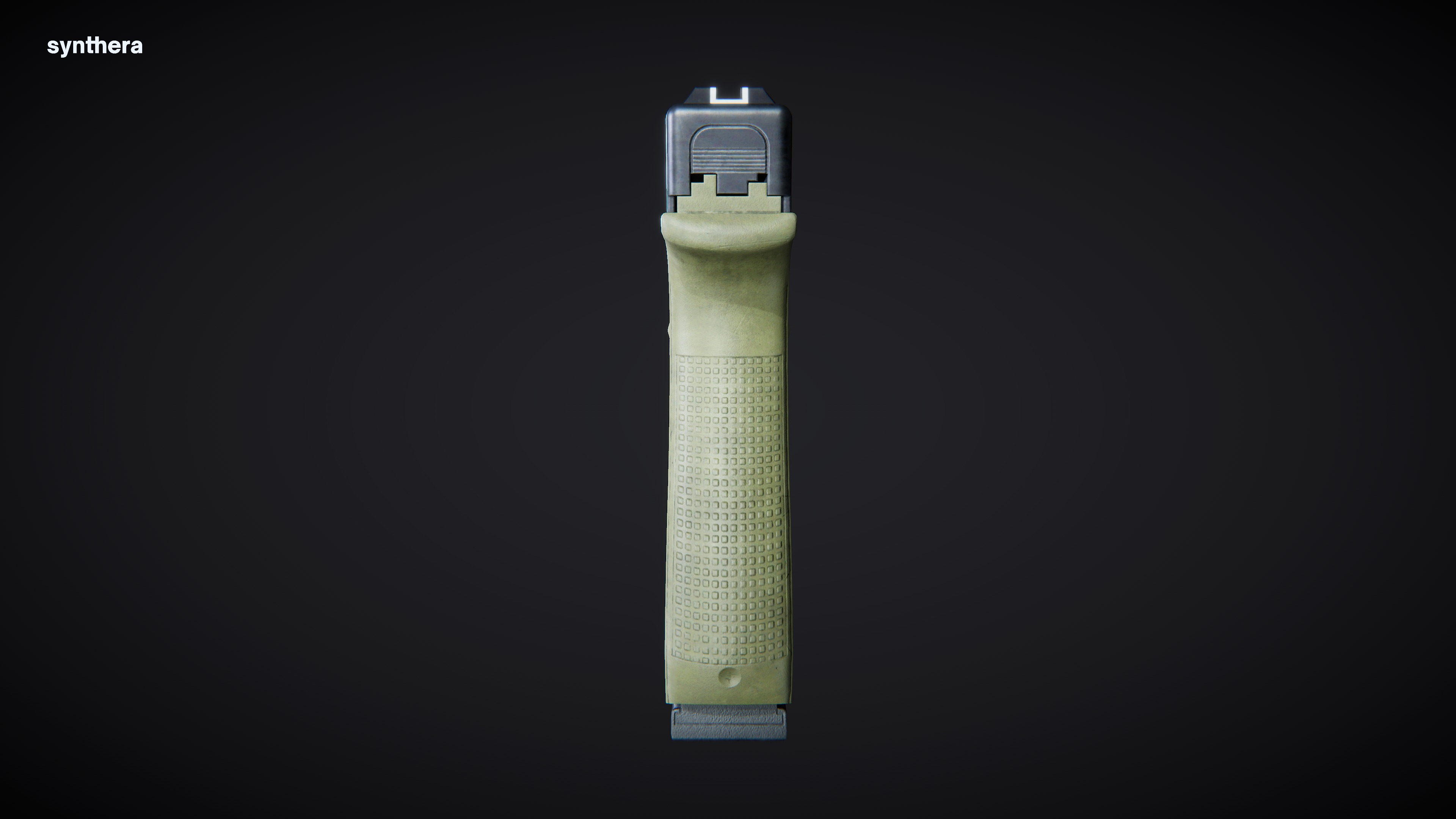 Glock-17 Gen4 Green Active 3D model_4