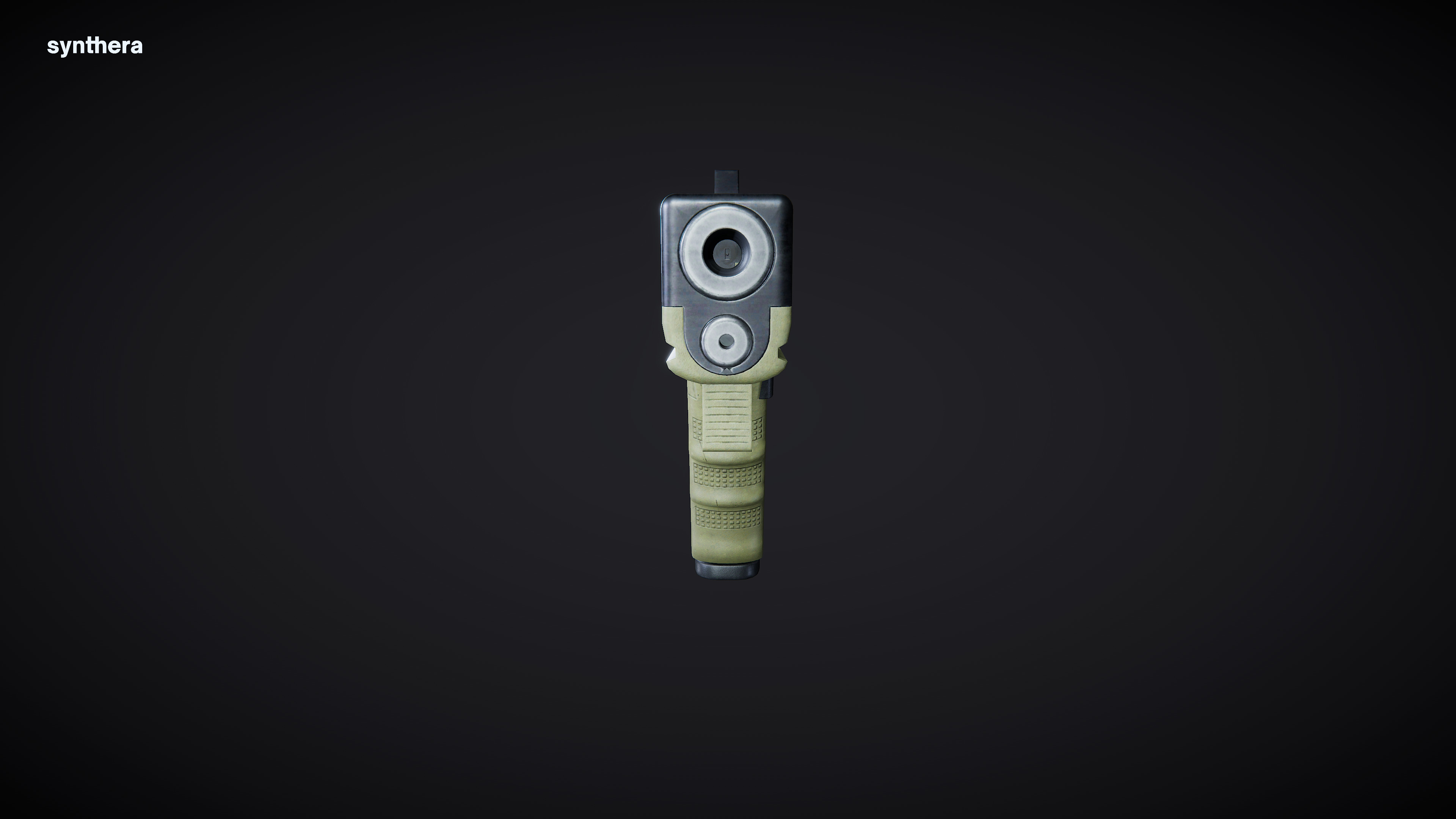 Glock-17 Gen4 Green Active 3D model_2