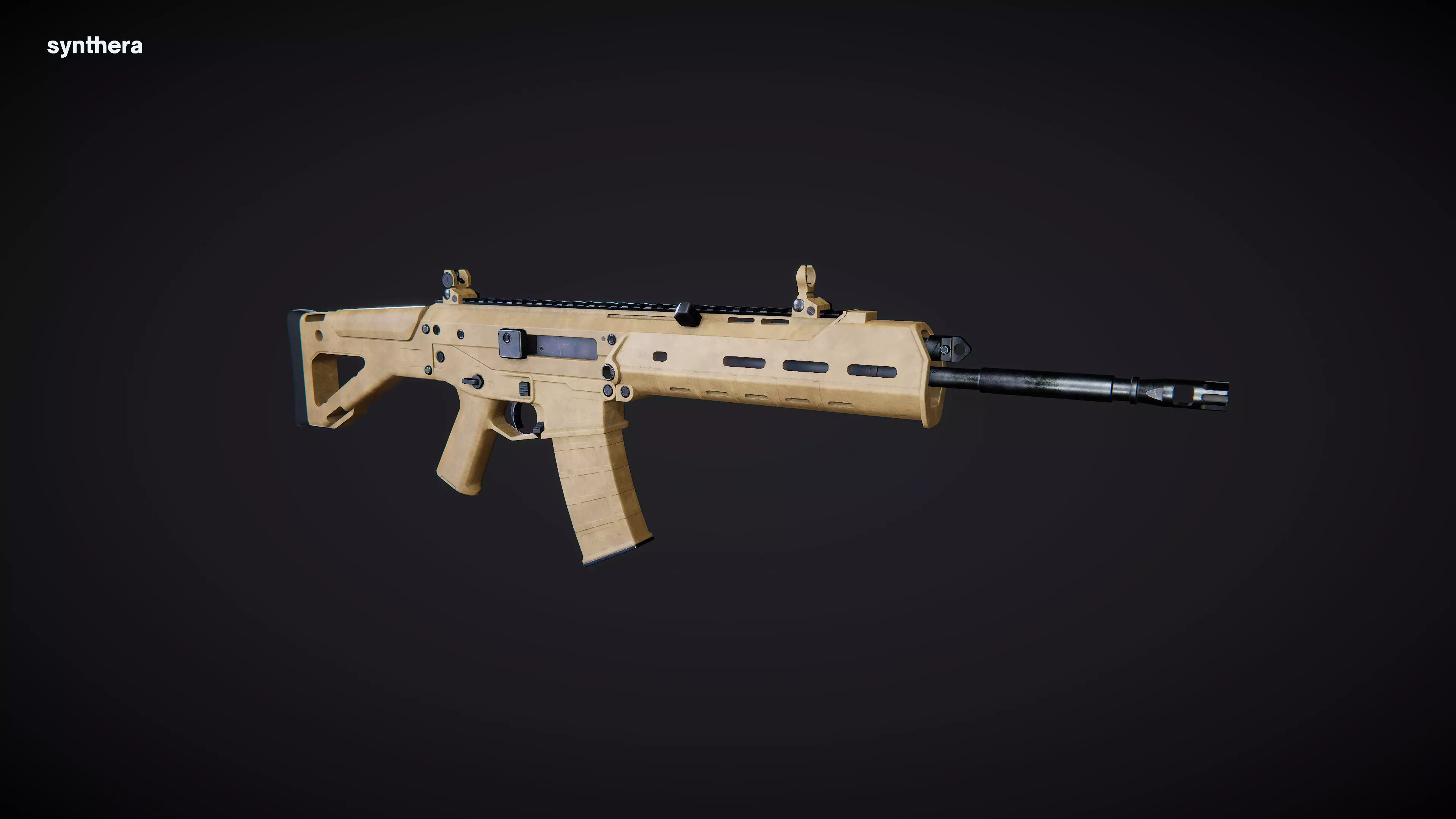 Bushmaster-223 Sand Active 3D model