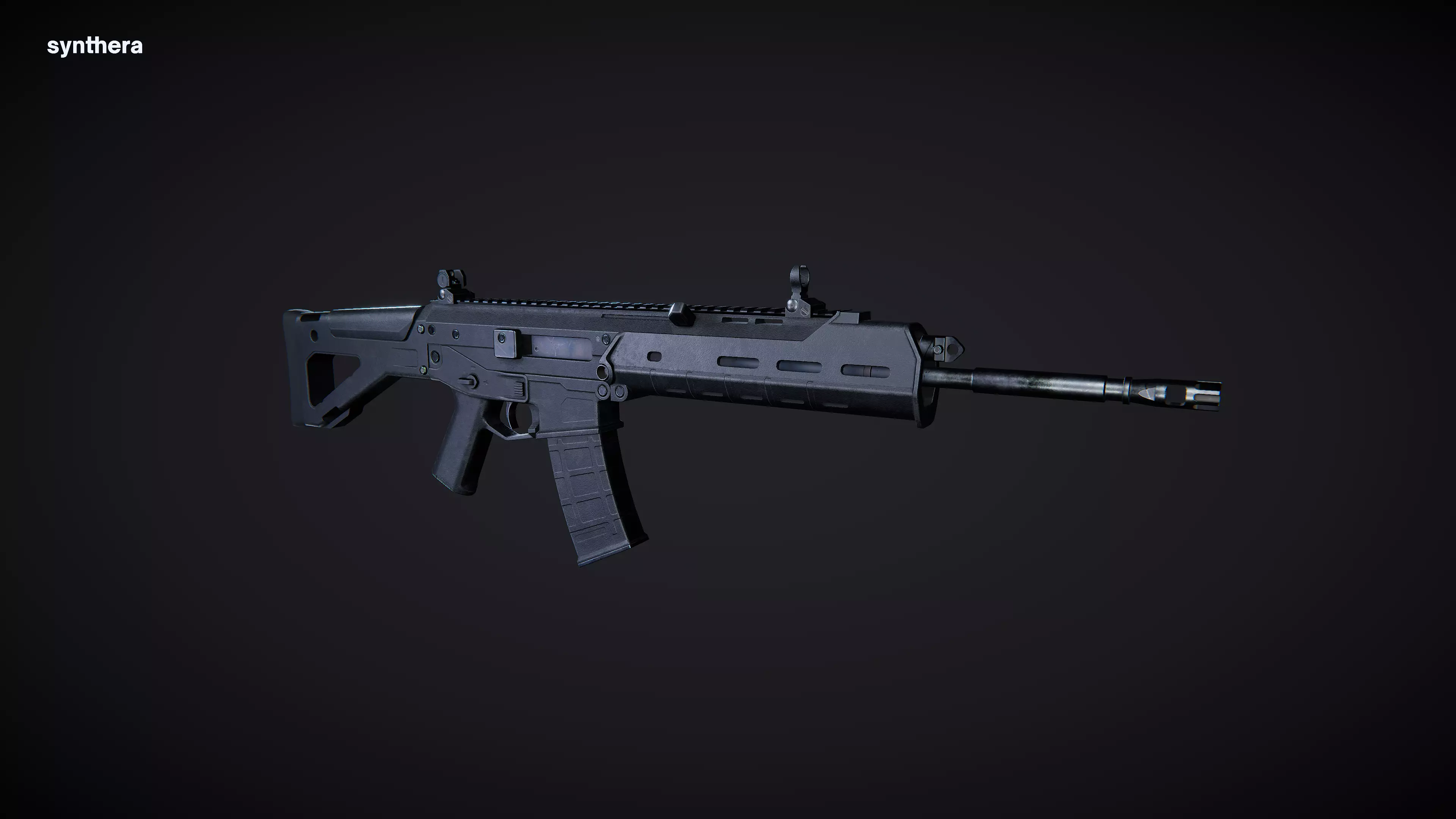 Bushmaster-223 Black Active 3D model