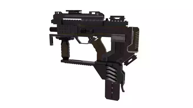 3D Model Gun