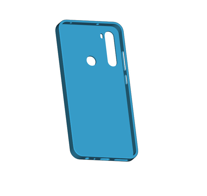 Xiaomi Redmi Note 8 Case 3D print model_1