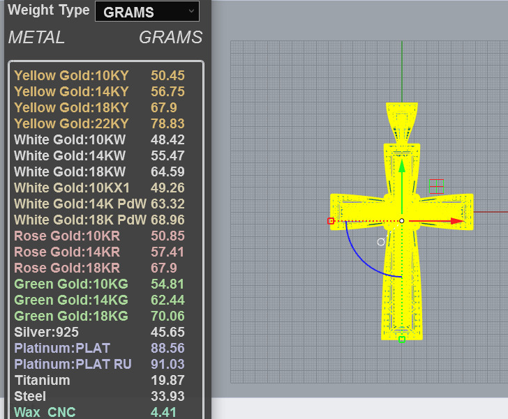 Hip Hop Diamond Cross 3D print model_3