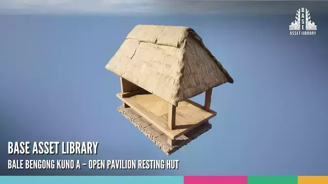 Bale Bengong Kuno A Open Pavilion Resting Hut
