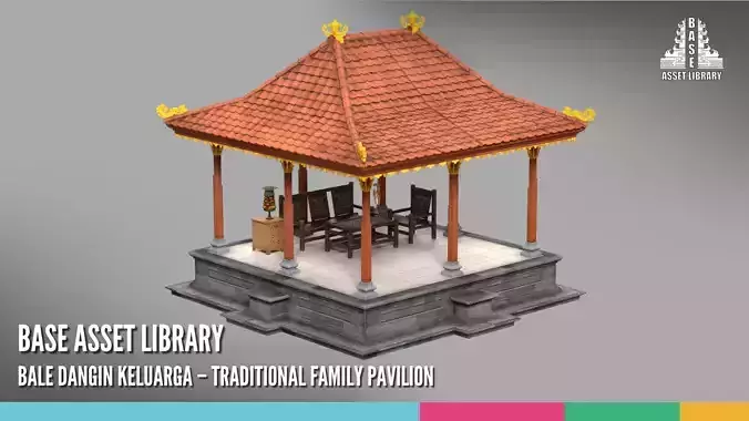 Bale Dangin Keluarga Traditional Family Pavilion