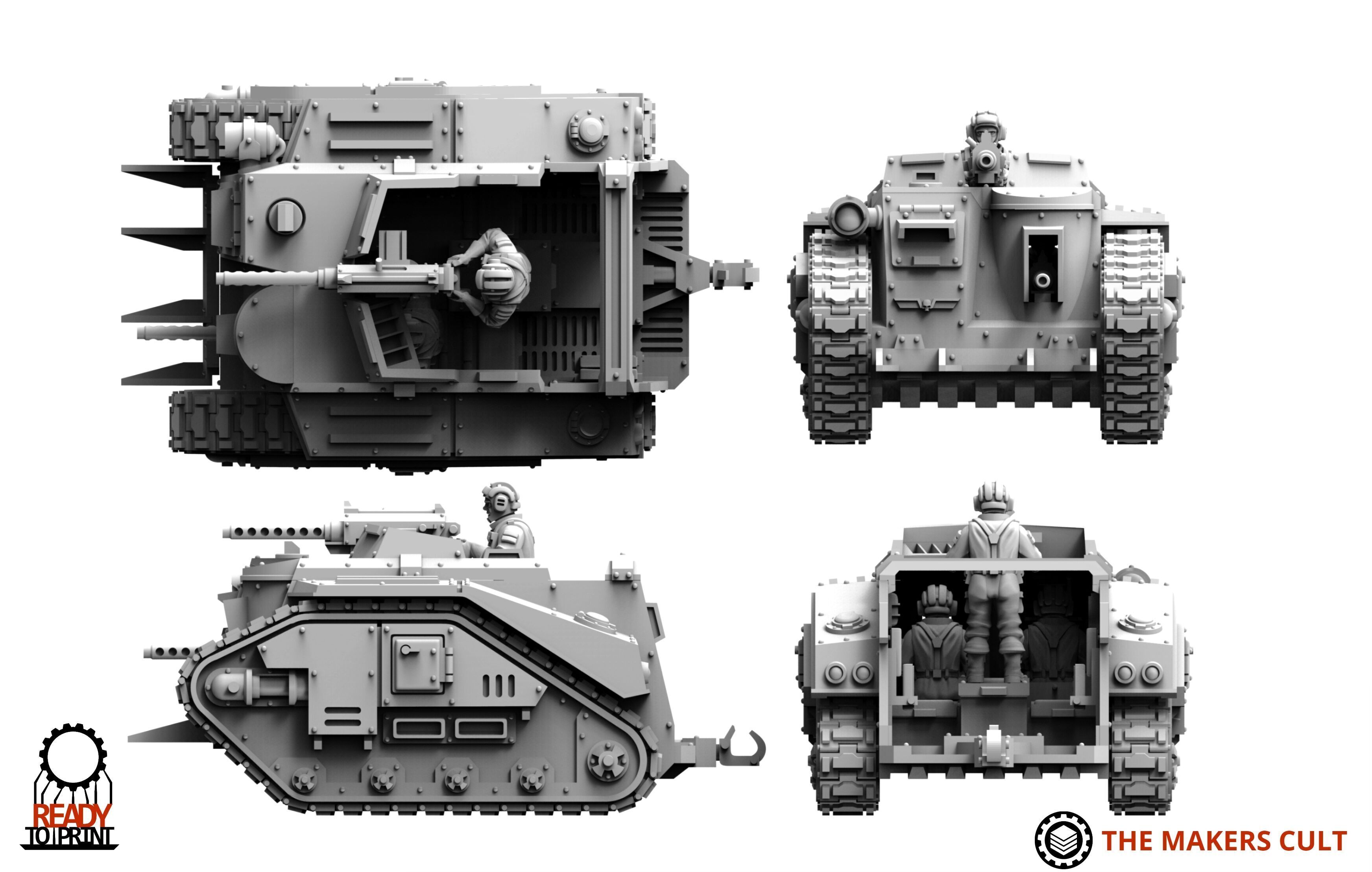 Universal Guard - Scout Tank 3D print model_14