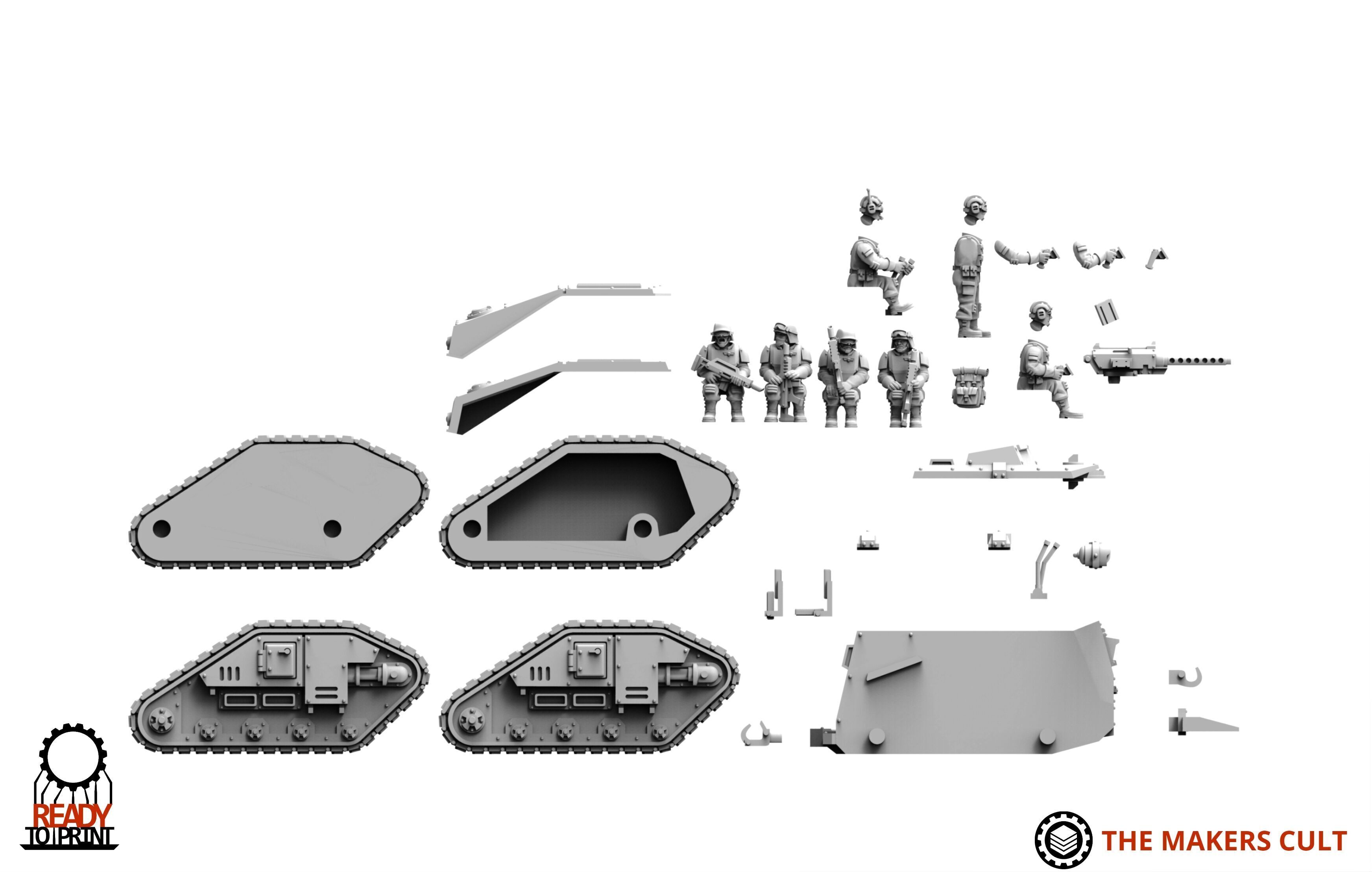Universal Guard - Scout Tank 3D print model_3