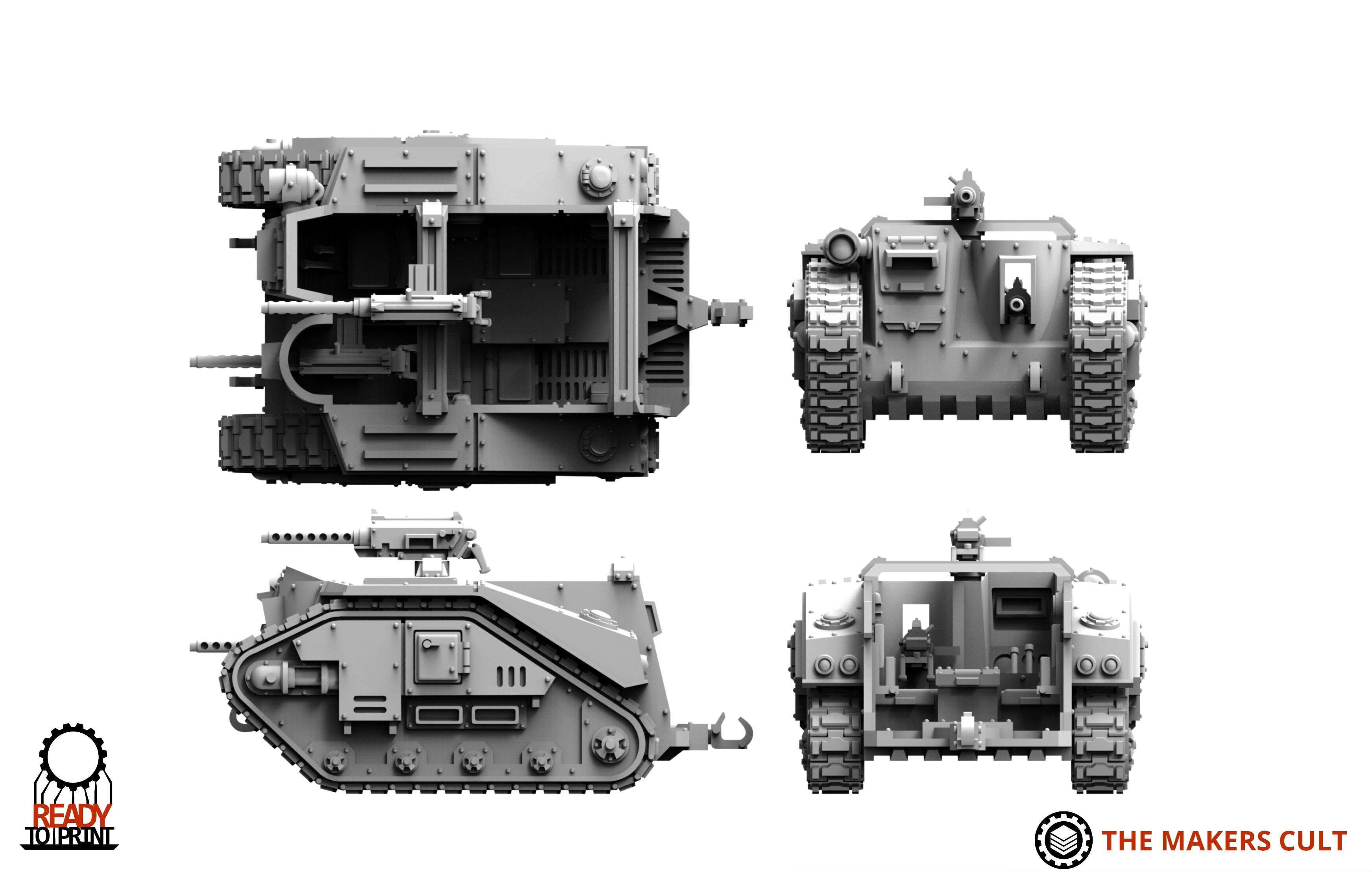 Universal Guard - Scout Tank 3D print model_13