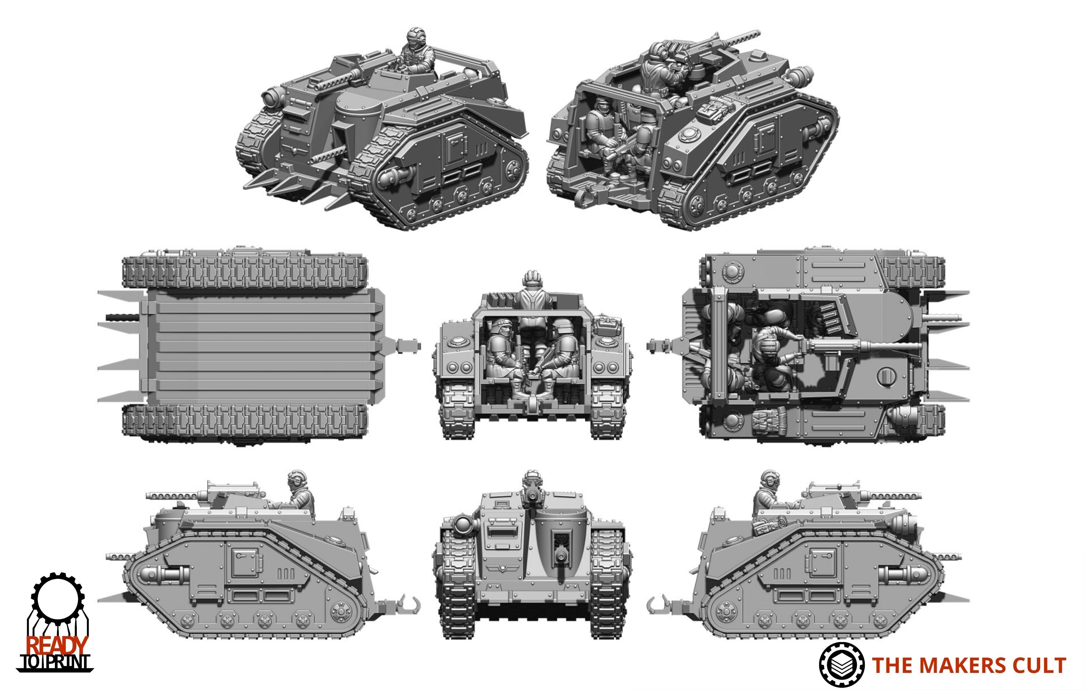 Universal Guard - Scout Tank 3D print model_17