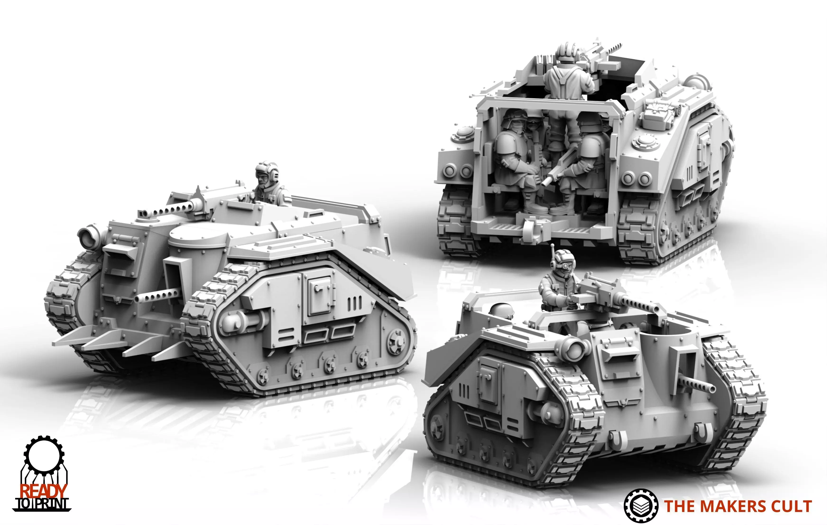 Universal Guard - Scout Tank 3D print model_0