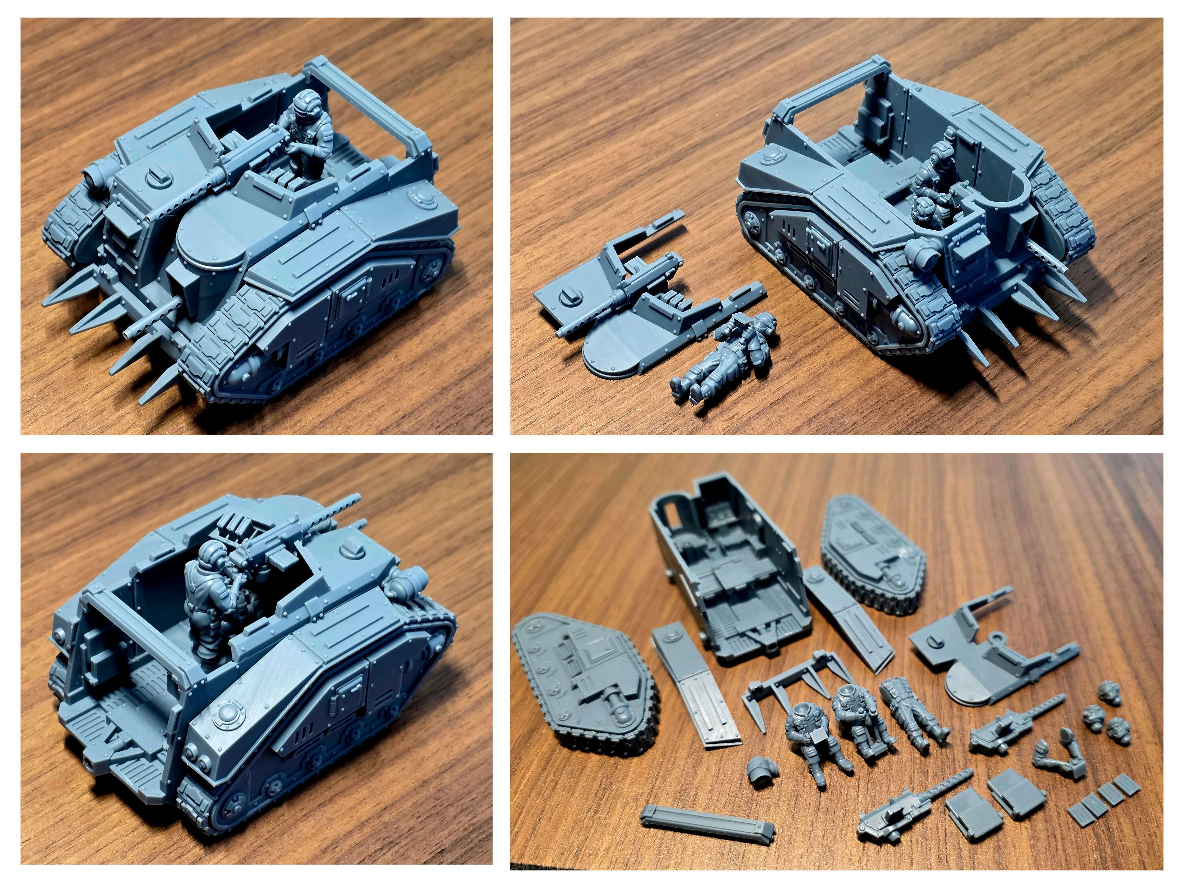 Universal Guard - Scout Tank 3D print model_1