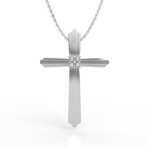 Religious Jewelry Cross Pendant 3D print model