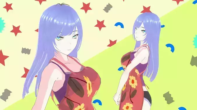 Hot anime Waifu Maid