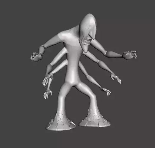 Four Knights of the Apocalypse Monster 3D Model 3D print model