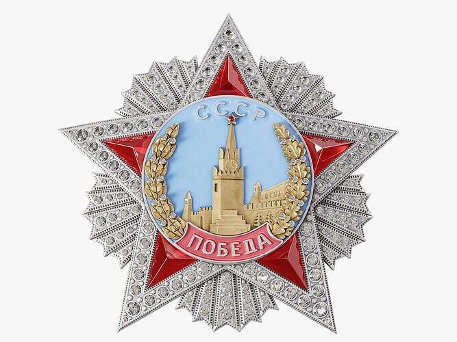 Order of Victory Low-poly 3D model