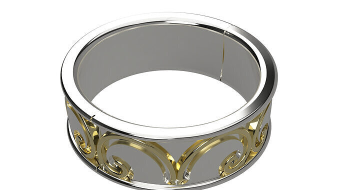 bracelet fibonacci 3D print model