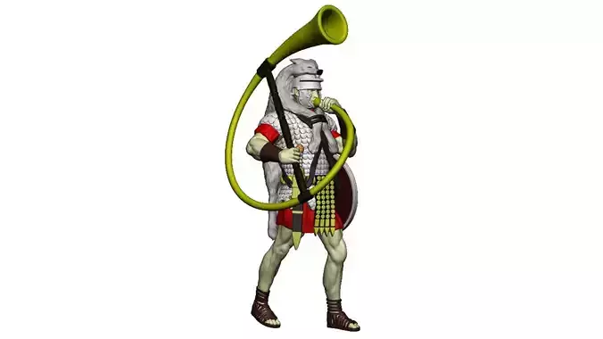 Cornicen 2 on the march 3D print model