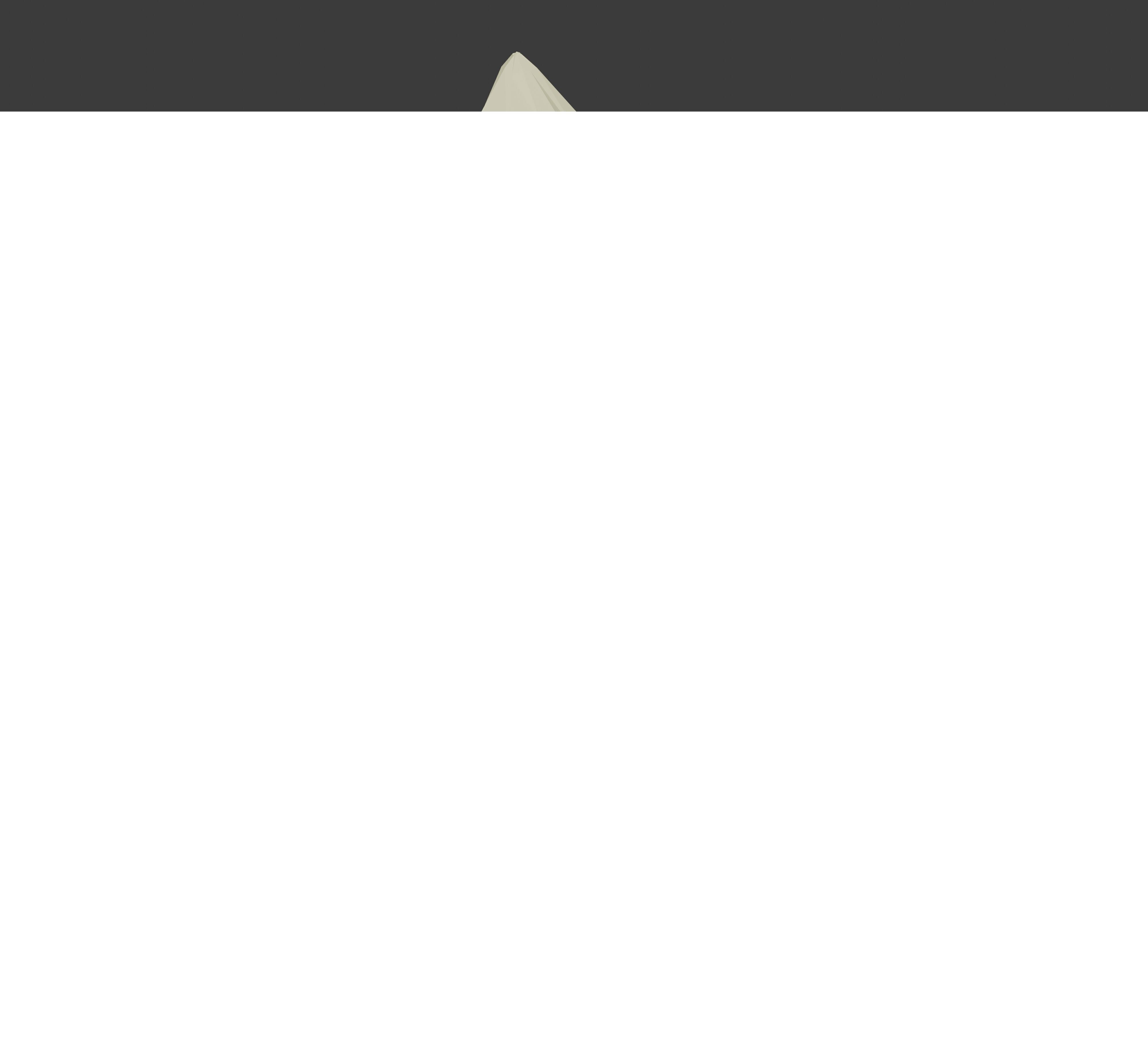 Low poly island with sea water mountain sheep Low-poly 3D model_5