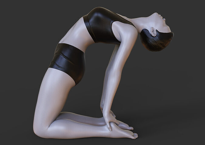 Yoga Pose - Camel Pose 3D print model