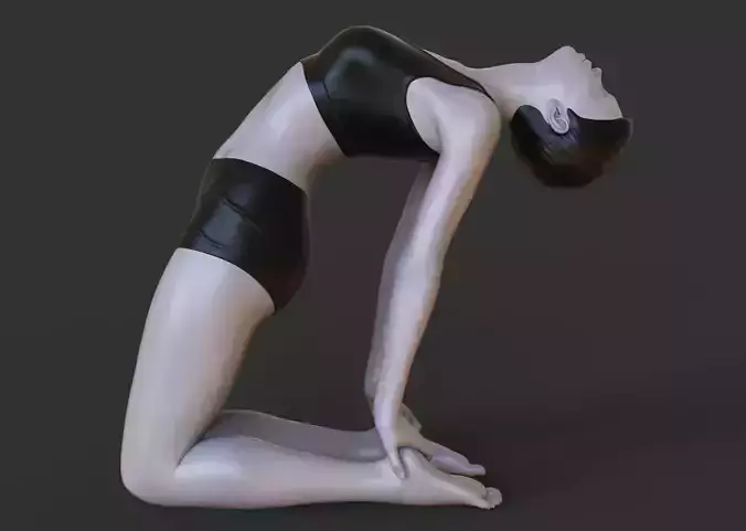 Yoga Pose - Camel Pose 3D print model