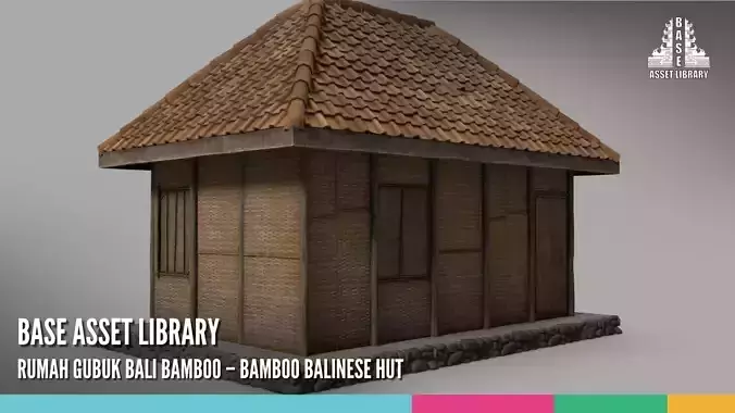 Rumah Gubuk Bali Bamboo Bamboo Balinese Hut
