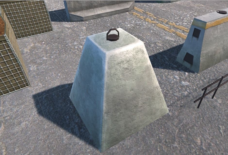 Explosion proof walls Low-poly 3D model_3