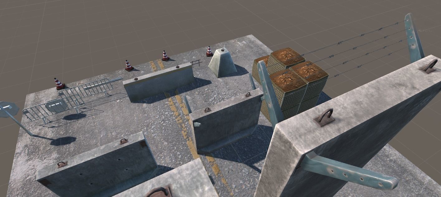 Explosion proof walls Low-poly 3D model_5