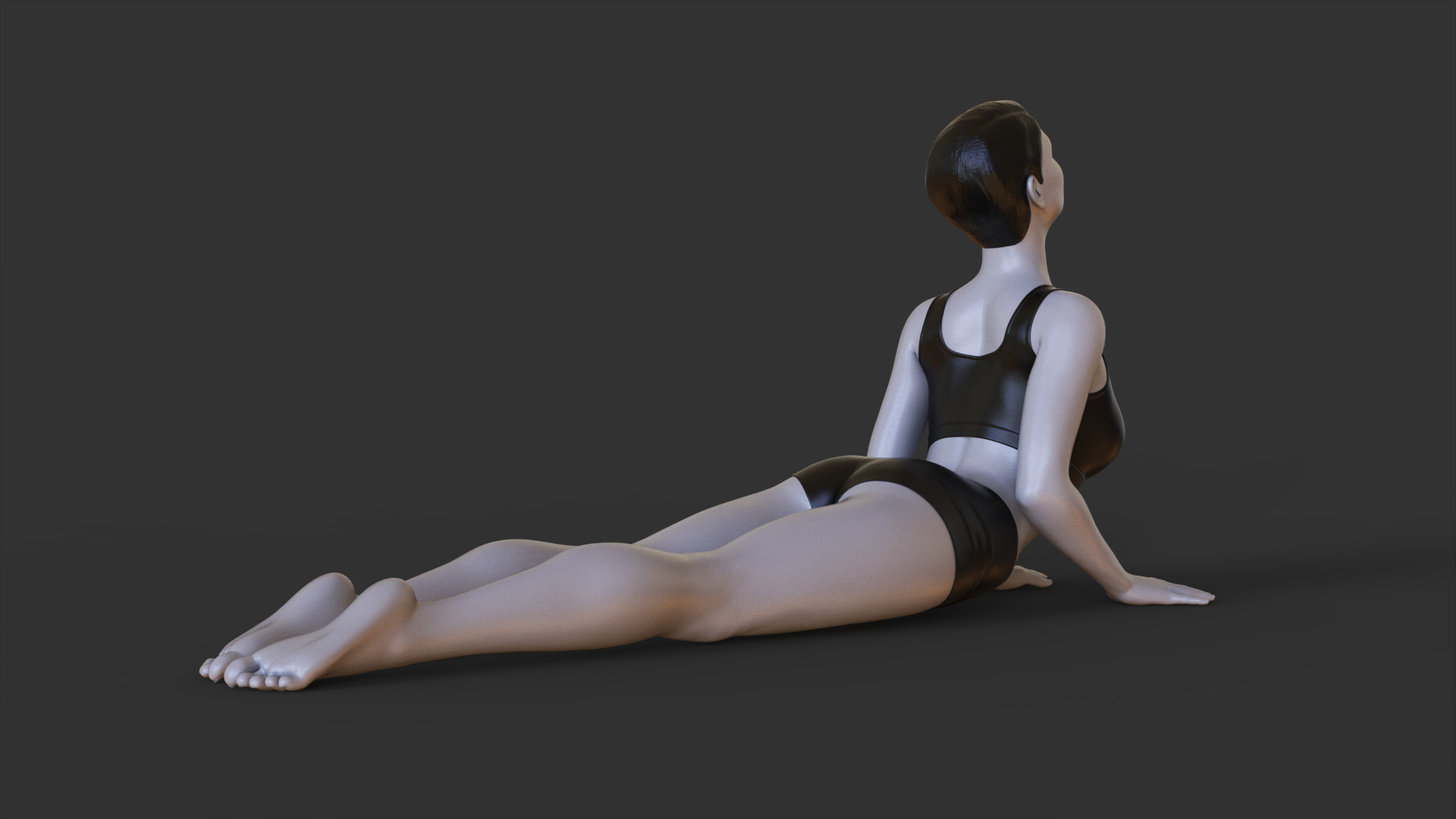 Yoga Pose - Cobra Pose - Bhujangasana 3D print model_7