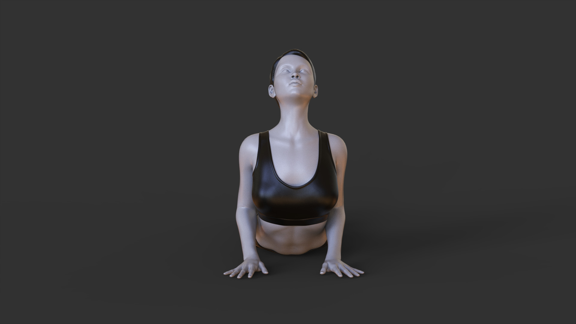 Yoga Pose - Cobra Pose - Bhujangasana 3D print model_2