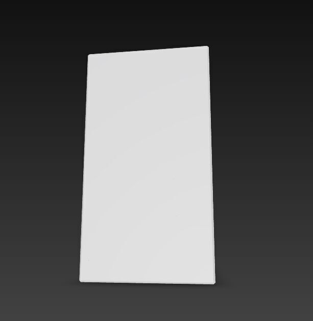 Polygon Horse Head Bookend  Geometric Decorative Model 3D model_3