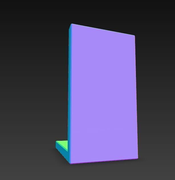 Polygon Horse Head Bookend  Geometric Decorative Model 3D model_18