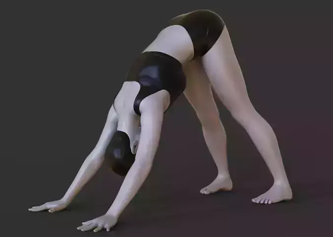 Yoga Pose - Down dog pose - Adho Mukha Svanasana