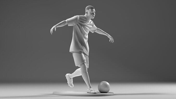 Footballer 05 FootStrike 07 Stl 3D print model