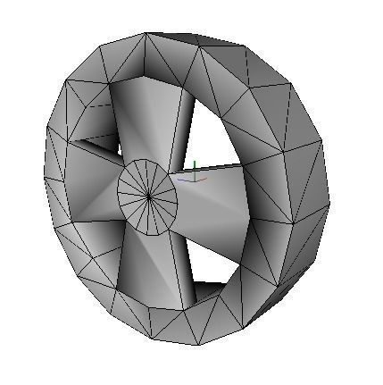 3D Vehicle Wheel Free low-poly 3D model