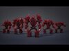 Fantasy golems pack 3D Model Collection_2