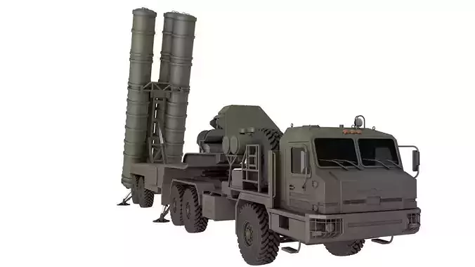 S-400 Launch Vehicle 3D model