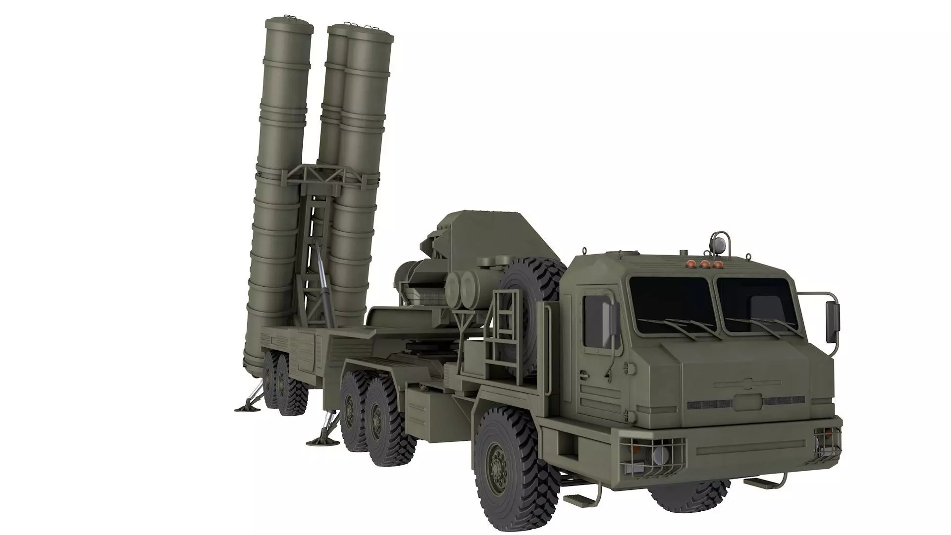S-400 Launch Vehicle 3D model