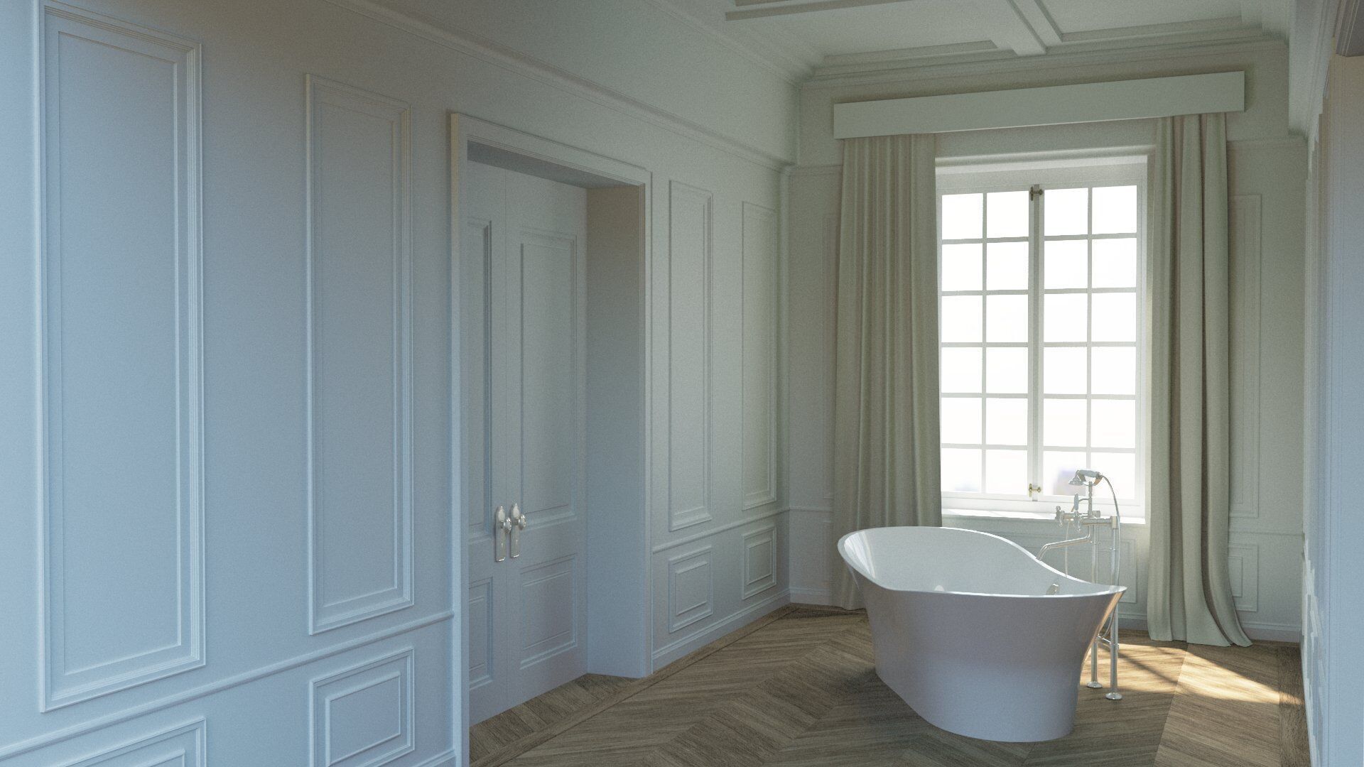 Game Ready Low Poly Backdrop 3D Model   Low-poly 3D model_1