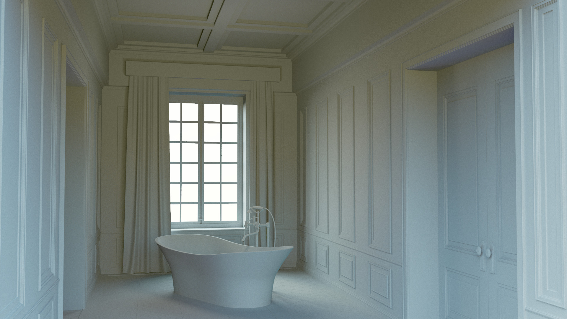 Game Ready Low Poly Backdrop 3D Model   Low-poly 3D model_3