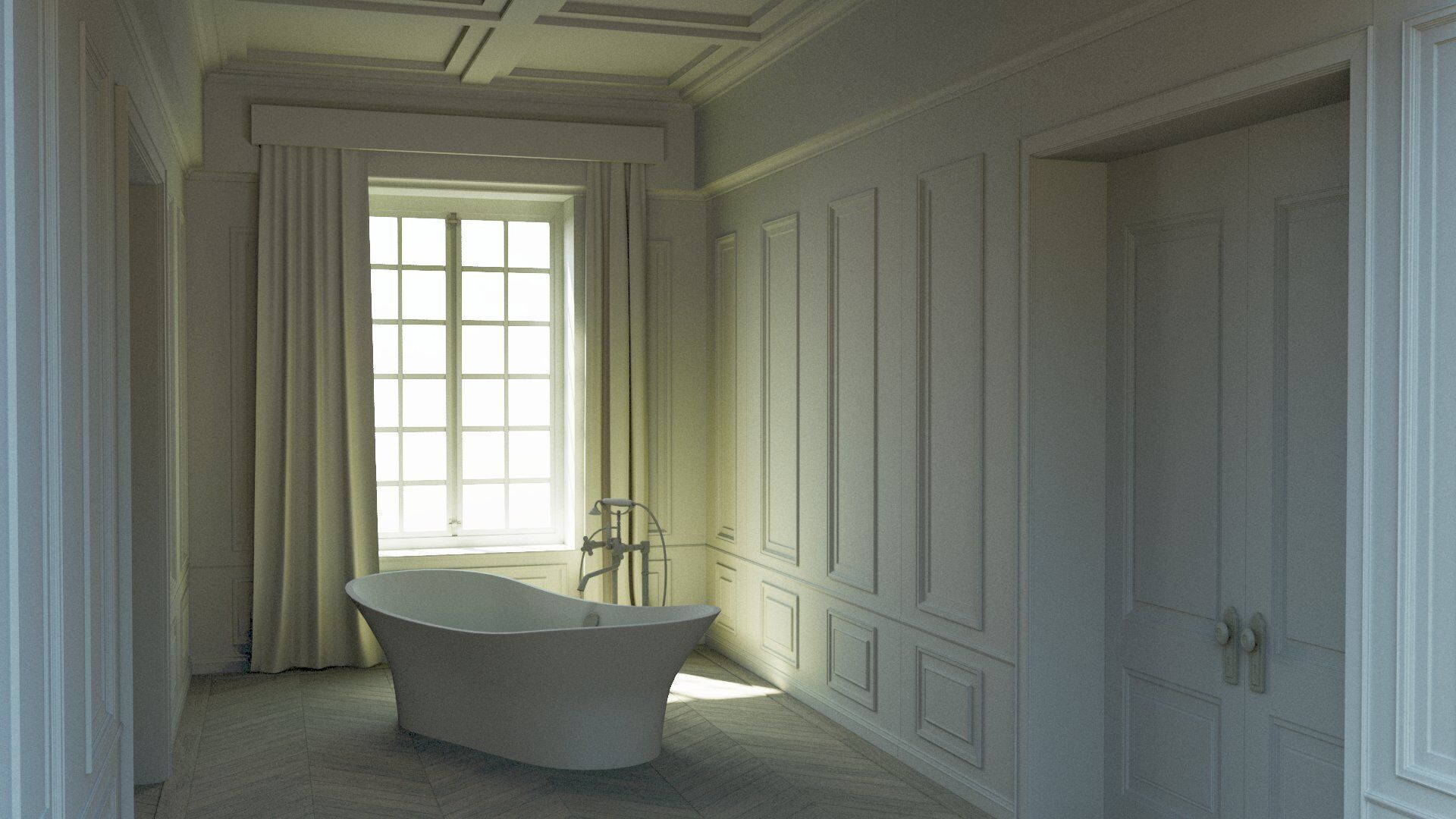 Game Ready Low Poly Backdrop 3D Model   Low-poly 3D model_2