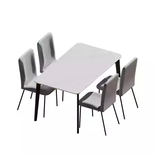 White Dining Table Set