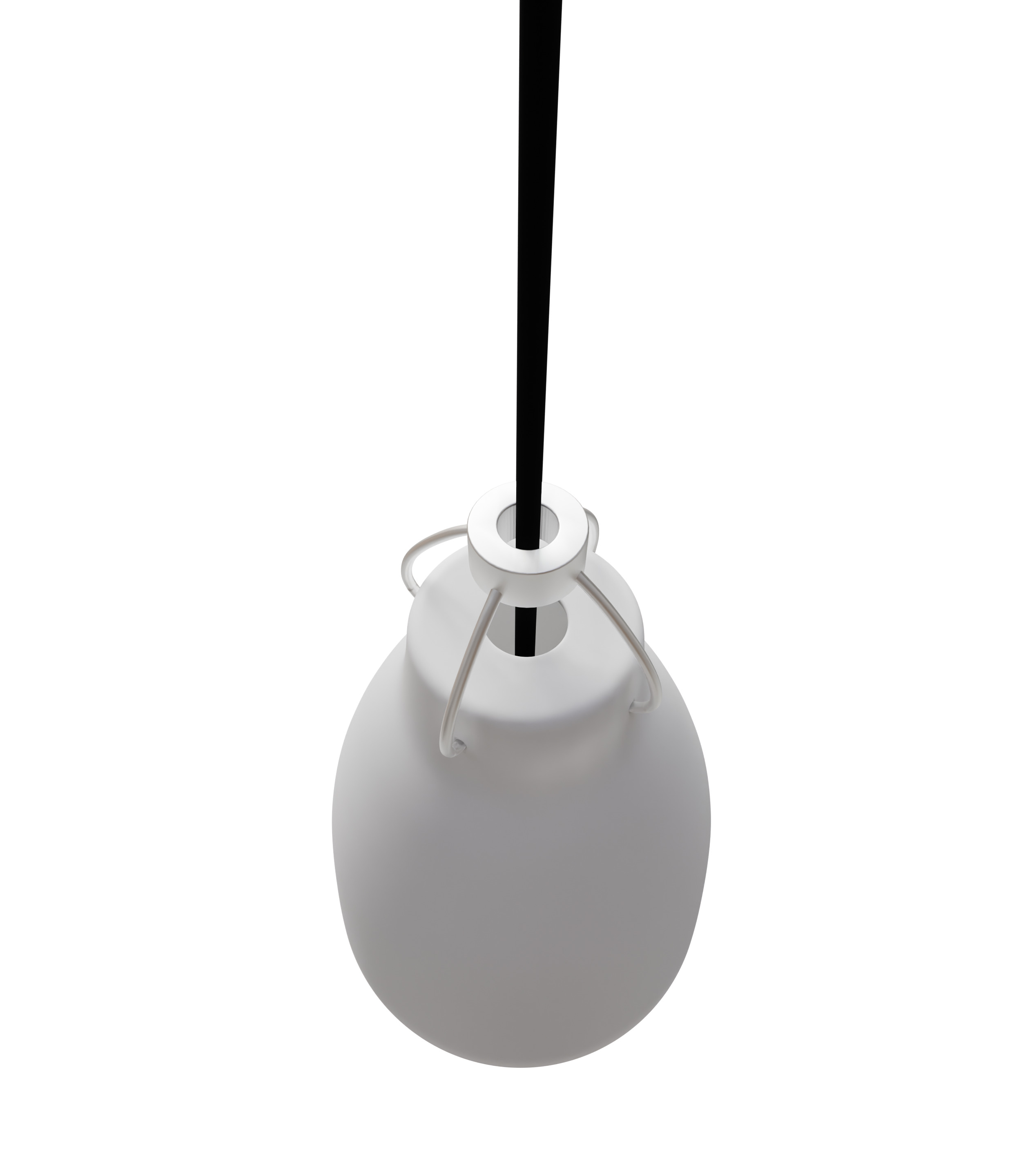 Realistic Simple Kitchen Pendant Lamp 3D model_2