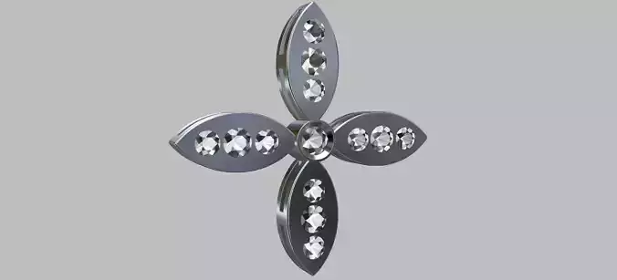 Navetes Star Earring