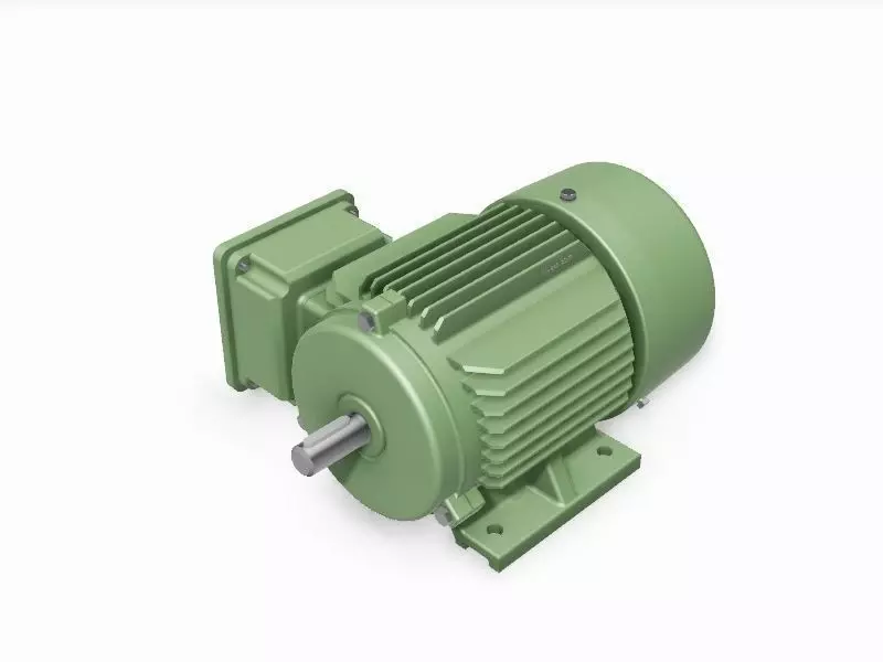 80 B3 Left IEC electric motor - 3D CAD model 3D model