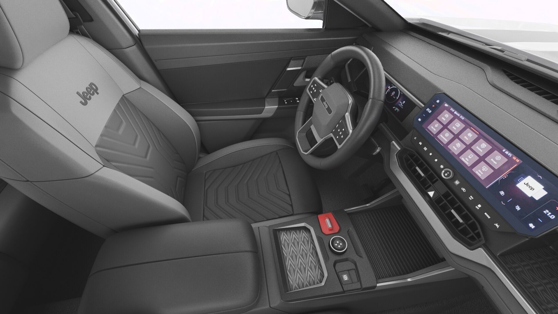 Jeep Compass 2026 with interior 3D model_17